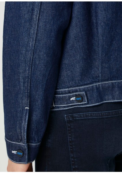 Lacivert Denim Ceket