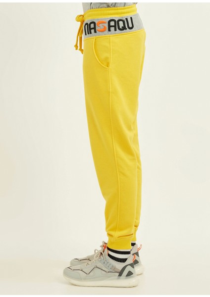 Rebu Jogger Sarı Unisex Eşofman Altı