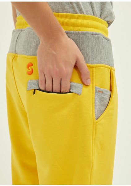 Rebu Jogger Sarı Unisex Eşofman Altı