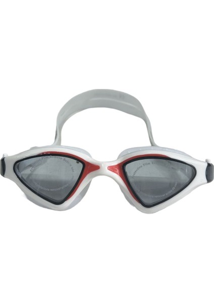 Junior Yüzücü Gözlüğü, Silikon, Beyaz- Kırmızı, 14+