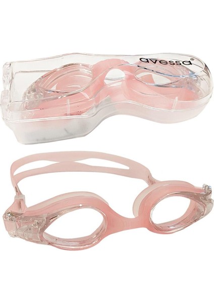 8130- 2 Pembe Yüzücü Gözlüğü, Rahat ve Şık Tasarım