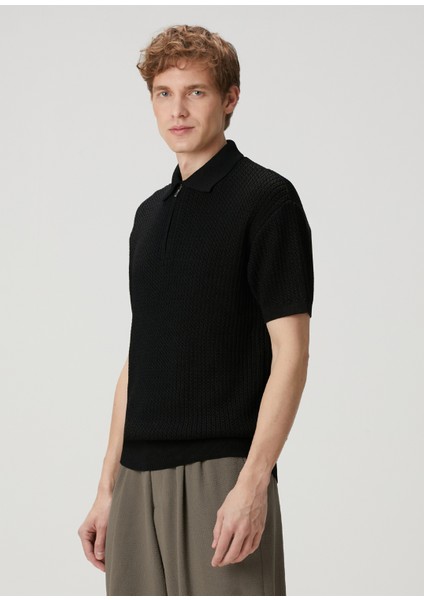 Siyah Polo Yaka T-Shirt modelleri