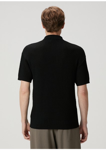 Siyah Polo Yaka T-Shirt fırsatları