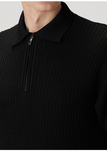 Siyah Polo Yaka T-Shirt indirimleri