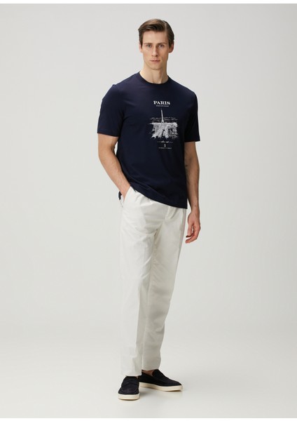 Lacivert Şehir Baskılı T-Shirt fiyatları