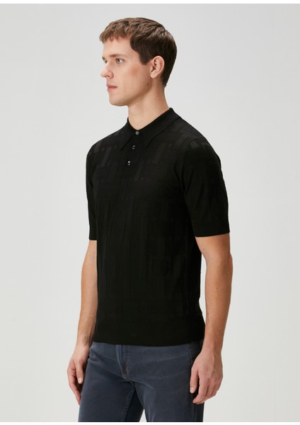 Siyah Ipek Polo T-Shirt modelleri