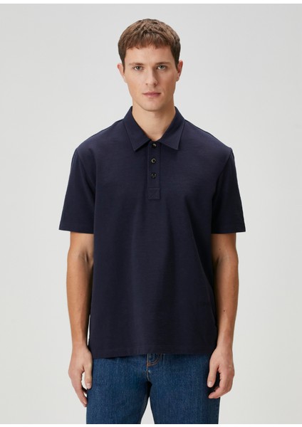 Lacivert Polo T-Shirt