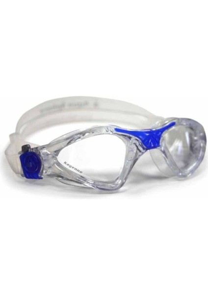 Renkli ve Şeffaf Küçük Deniz Gözlüğü, Mavi Çerçeve, Şeffaf Etek, Rahat Kullanımlı