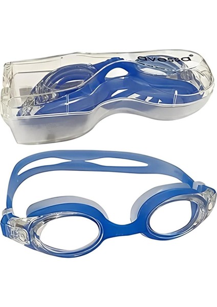 Şık Yüzücü Gözlüğü, Mavi, Gri ve Siyah Renk Seçenekleri, Konfor ve Dayanıklılık