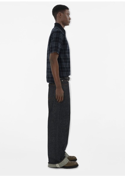 For Stretch Lacivert Pamuklu Kısa Kollu Polo Yaka Erkek T-Shirt modelleri