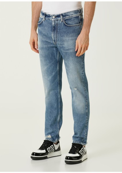 Slim Fit Mavi Jean Pantolon