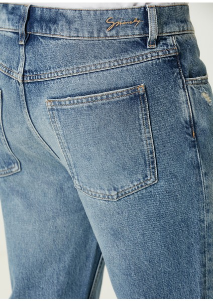 Slim Fit Mavi Jean Pantolon