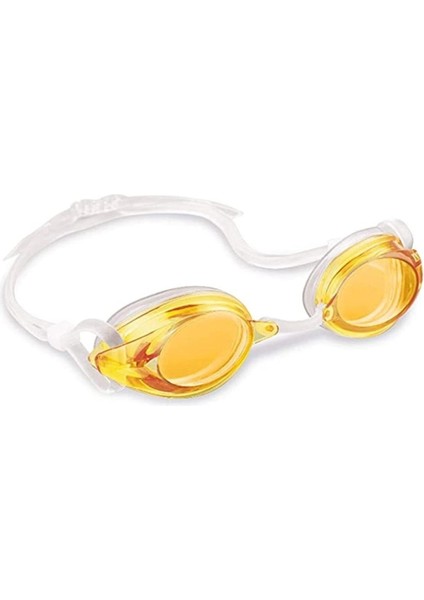 Turuncu Aqua Flow Spor Yüzücü Gözlüğü 8+ Yaş, Konfor ve Şıklık Sunar