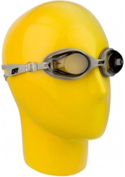 Gri Yetişkin Yüzücü Gözlüğü, Deniz ve Havuz Için Konforlu, Su Geçirmez Tasarım