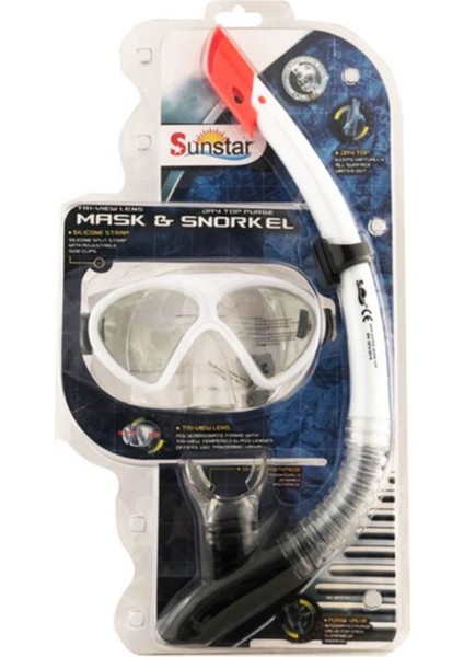 Şnorkel ve Maske Seti, Deniz ve Su Sporları Için Ideal, Rahat ve Kullanışlı Tasarım fırsatları