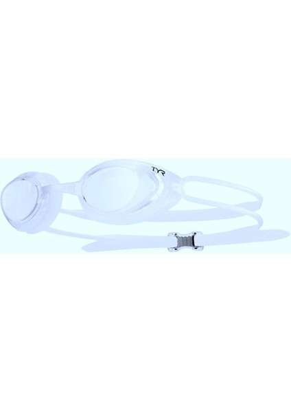 Beyaz Şeffaf Yüzücü Gözlüğü, Antrenman ve Yarışlar Için Ideal, Konforlu ve Dayanıklı