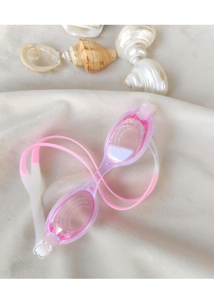 Pembe Silikon Burun Tıkaçlı Su Sporları Yüzücü Gözlüğü fiyatları