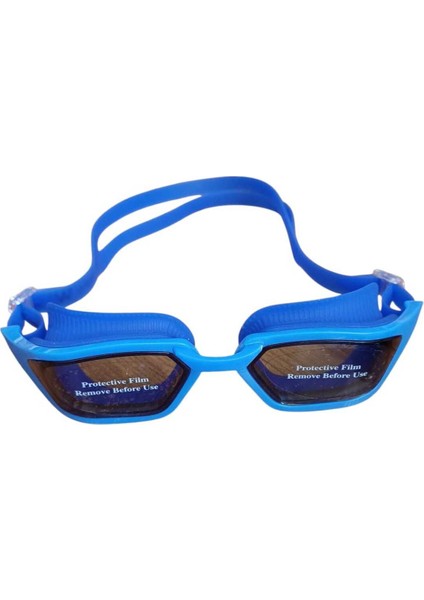 Mavi Unisex Yüzücü Gözlüğü, Havuz ve Deniz Kullanımı, Saklama Kutulu, Yüksek Kalite