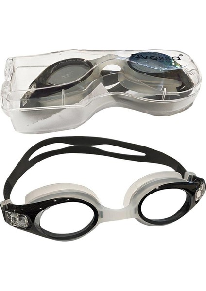 Yüzücü Gözlüğü Siyah, Suya Dayanıklı, Konforlu, Şık ve Dayanıklı Tasarım