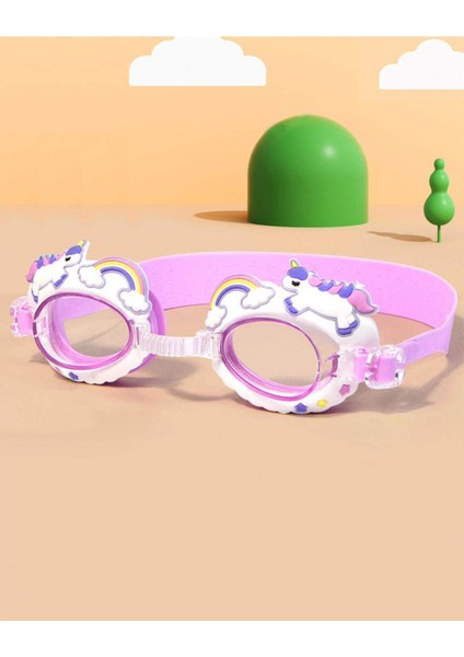 Renkli Çocuk Yüzme Gözlüğü, 3- 8 Yaş, Havuz ve Deniz Kullanımı Için Ideal modelleri