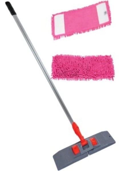 50 cm Makarna Mop, Palet Aparat ve Metal Saplı Temizlik Seti