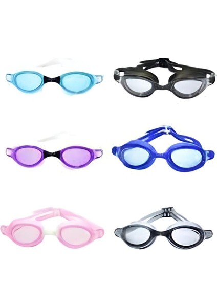 Mor Silikon Yüzücü Gözlüğü, Rahat ve Şık Tasarım, Suya Dayanıklı, Uzun Ömürlü