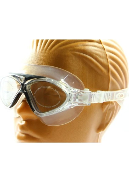 Şeffaf ve Siyah Renkli, Lüks Kutuda Yetişkin Yüzücü Gözlüğü, Konfor ve Şıklık Sunar