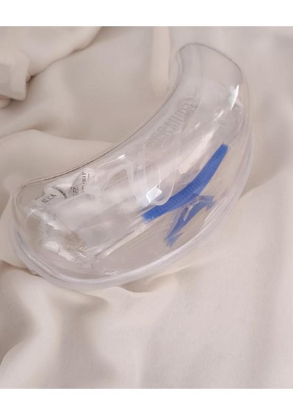 Şeffaf Mavi Yüzücü Gözlüğü, Silikon Burun Tıkaçlı, Kutulu, Sörf ve Yüzme Için Ideal