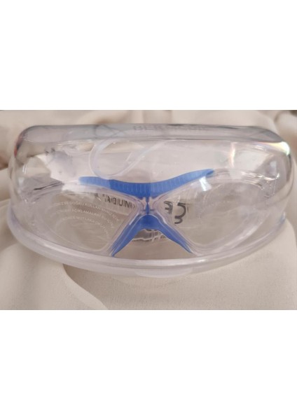 Şeffaf Mavi Yüzücü Gözlüğü, Silikon Burun Tıkaçlı, Kutulu, Sörf ve Yüzme Için Ideal fiyatları