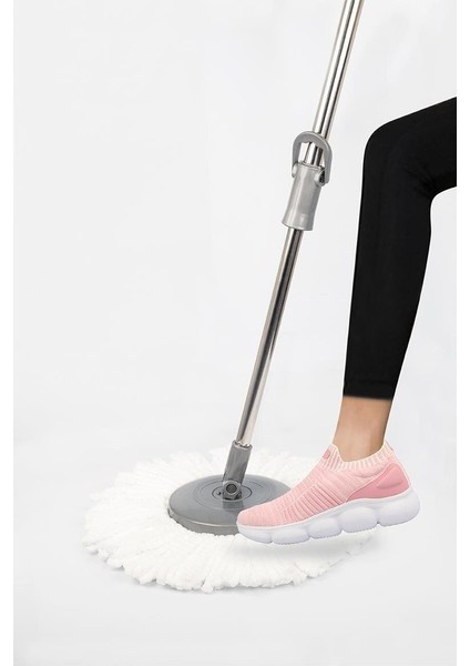 Klasik Spin Mop Temizlik Seti 19 Lt Kırmızı, Kolay ve Hızlı Temizlik Için!