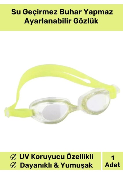 Renkli Ayarlanabilir Su Geçirmez Çocuk Yüzücü Gözlüğü