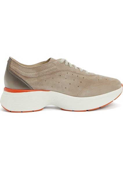 Bounce Gri Kadın Deri Sneaker