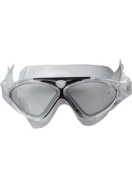 Yetişkin Deniz ve Havuz Için Şeffaf Siyah Vakumlu Yüzücü Gözlüğü