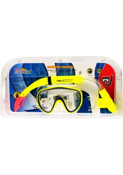 Su Altı Maske ve Şnorkel Seti, Valfli, Şeffaf Tasarım, Clamshell Paketli fiyatları