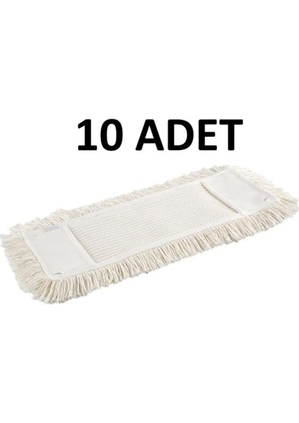 Nemli Mop Bezi Zincirli, 60 cm, 10 Adet Yedek Bezi, Temizlik Kolaylığı Sağlar.