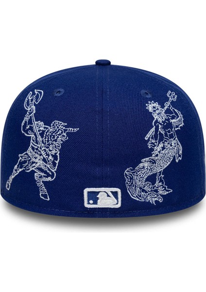 Mlb Mythıcal 59FIFTY Losdod Dry Koyu Mavi Unisex Şapka