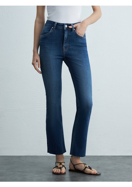 Kadın Lıssy Ispanyol Paça Yüksek Bel Jean Pantolon fiyatları