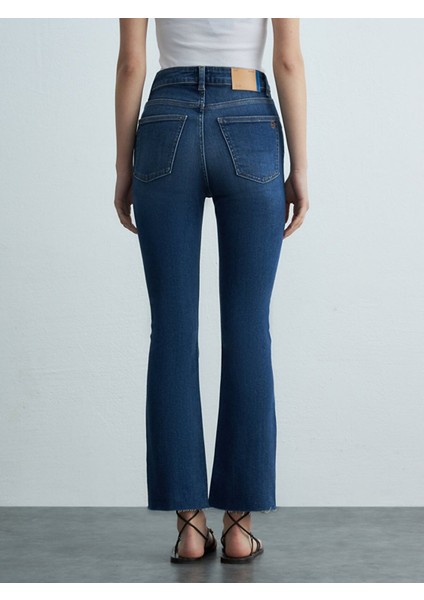 Kadın Lıssy Ispanyol Paça Yüksek Bel Jean Pantolon modelleri