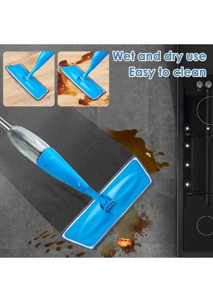 Pratik ve Hijyenik 4 Bezli Sprey Mop Temizlik Seti, Deterjan Hazneli fırsatları