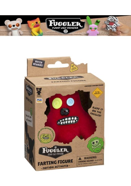 Fuggler Koleksiyon Flok Gaz Çıkaran Tekli Figür - 12 cm - Model 3