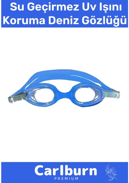 Çocuk Deniz Gözlüğü, Ayarlanabilir, Su Geçirmez, Uv Koruma, Silikon, Antifog, Renkli