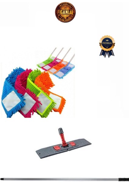 Kaliteli Makarna Mop Paspas Seti, Aparat Ve Krom Sap, Dayanıklı Kullanıma Uygun fırsatları