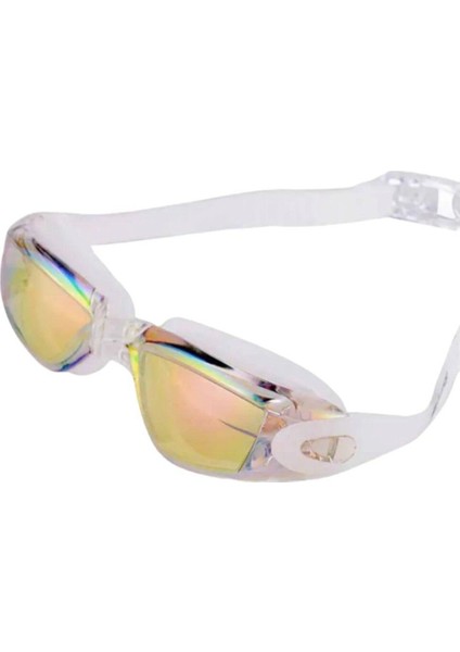 Beyaz Silikon Yüzücü Gözlüğü ile Su Altında Rahat ve Net Görüş