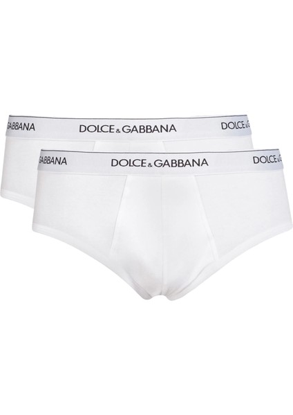 Beyaz 2'li Slip Set