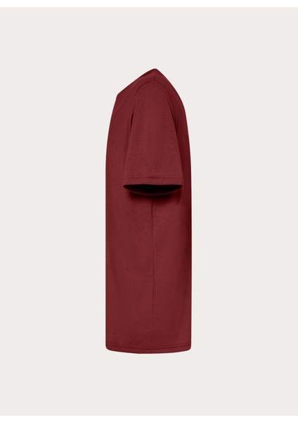 Bark New Ss Kırmızı Bisiklet Yaka Normal Düz Erkek T-Shirt modelleri