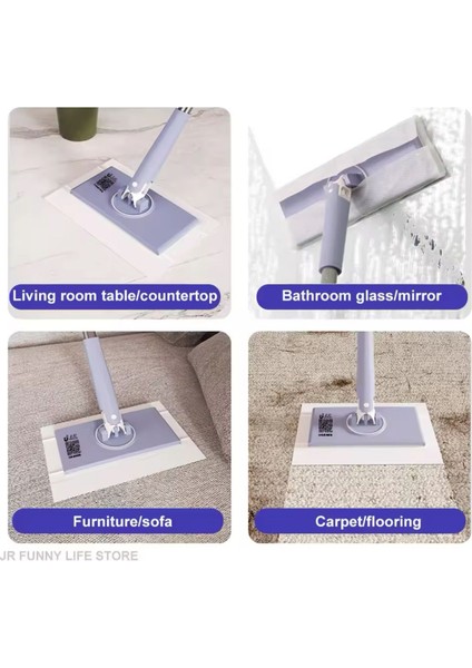 Tüm Bezlere Uyumlu Kendinden Sıkıştırmalı Çok Amaçlı Temizleme Paspası fırsatları