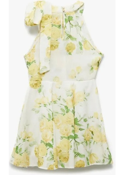 Sarı Mini Kadın Elbise 5SAK80332PW indirimleri