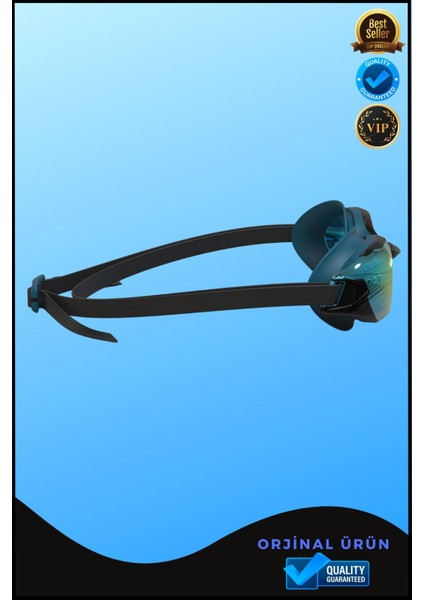 Mavi ve Siyah Aynalı Yüzücü Gözlüğü, Havuz ve Deniz Için Şık Tasarım modelleri