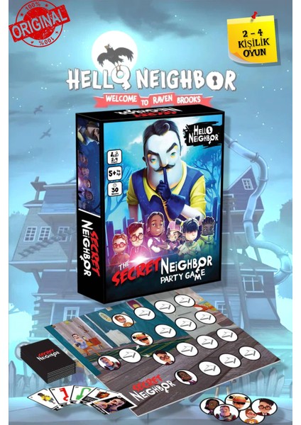 Hello Neighbor Kutu Oyunu - 5 Yaş + (2-4 Kişilik)