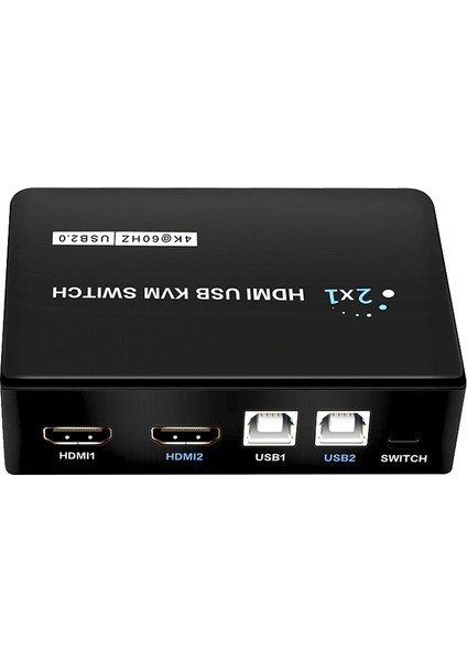 4K Hdmı USB Kvm Swıtch 2x1